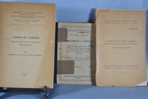 Reseas Historicas: Lomas de Zamora, Santos Lugares, partido de las Conchas y otros. 5 Vol.