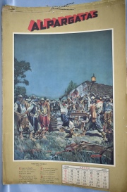 Tres Almanaques de Alpargatas con ilustr. Zavattaro 1937/ 1938/ 1939