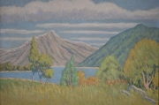 Paisaje de Bariloche', oleo Annimo. 115 - Mide: 40 x 50 cm.