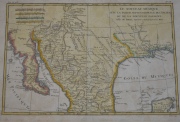Mapa grabado de México 23 x 35 cm.