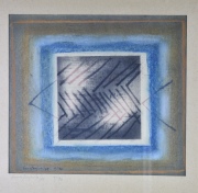 Emma Gargiulo, Abstracto, téc. mixta 20 x 23 cm.