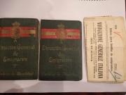 Dos pasaportes de emigrantes españoles
