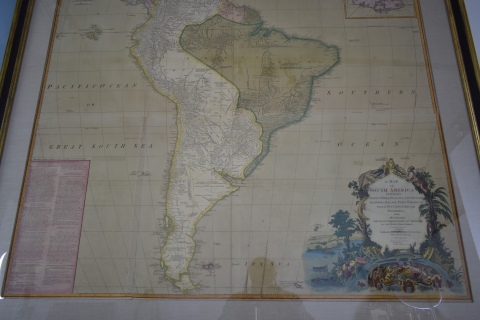 Mapa D Anville ,Jean Baptiste Bourguignon 'A Map of South America containing Tierra-Firma, Guayana, New Granada Amazonia
