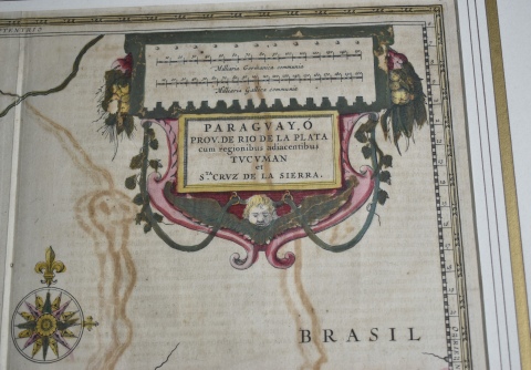Paraguay, O Prov. de Rio de la Plata cum regionibus adiacentibus Tucuman et Sta. Cruz de la Sierra. - Johannes Janssoniu