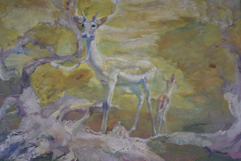 Gigli, Lorenzo 'Mimetismo', óleo 60 x 72 cm.