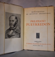 PRILIDIANO PUEYRREDON, monografías de artistas argentinos. Publicación de la Academia Naciona de Bellas Artes.