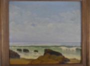 Della Croce, R. Mar del Plata, óleo, firmado. Mide: 49,5 x 58 cm.