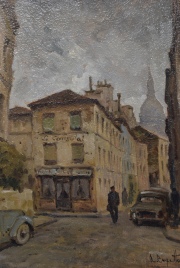 Repetto, Armando. Le Consulat, óleo (32 x 22 cm.)