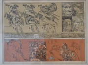 Antoio Segui 1964. Mañana Será Otro Día, grabado prueba de artista. Mide: 49 x 63 cm.