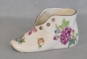 Zapato porcelana Herend. Largo 10 cm.